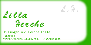 lilla herche business card